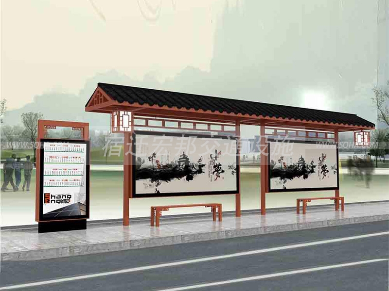 仿古候車亭制作廠家產品 仿古候車亭制作廠家產品
